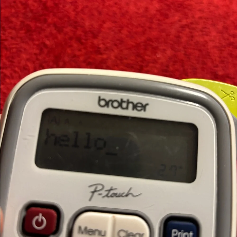 Brother P-touch PT H100 Label Maker Hand Held Electronic. Tested
